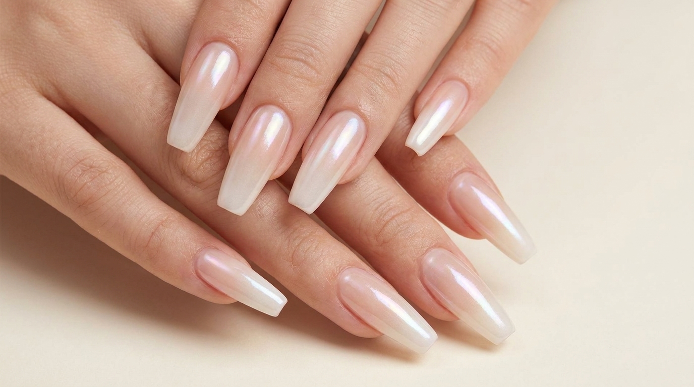Mleczne Ombre z Efektem Chrome — Elegancki Poradnik Krok po Kroku