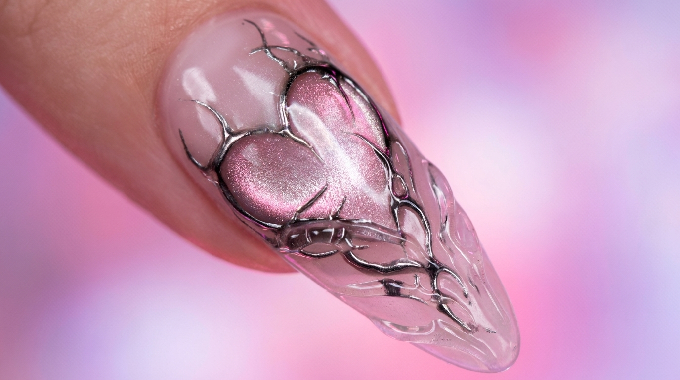 Cyber Y2K Srebrne Płomienie i Cat Eye — Futurystyczny Tutorial