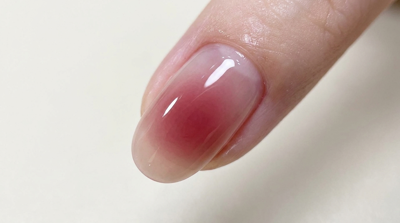 Wodne-lśniące paznokcie typu Blush — Tutorial krok po kroku
