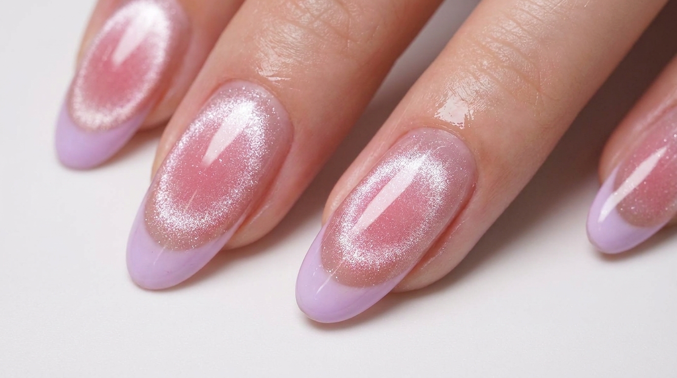 Blush Cat-Eye French Manicure – Elegancki tutorial krok po kroku