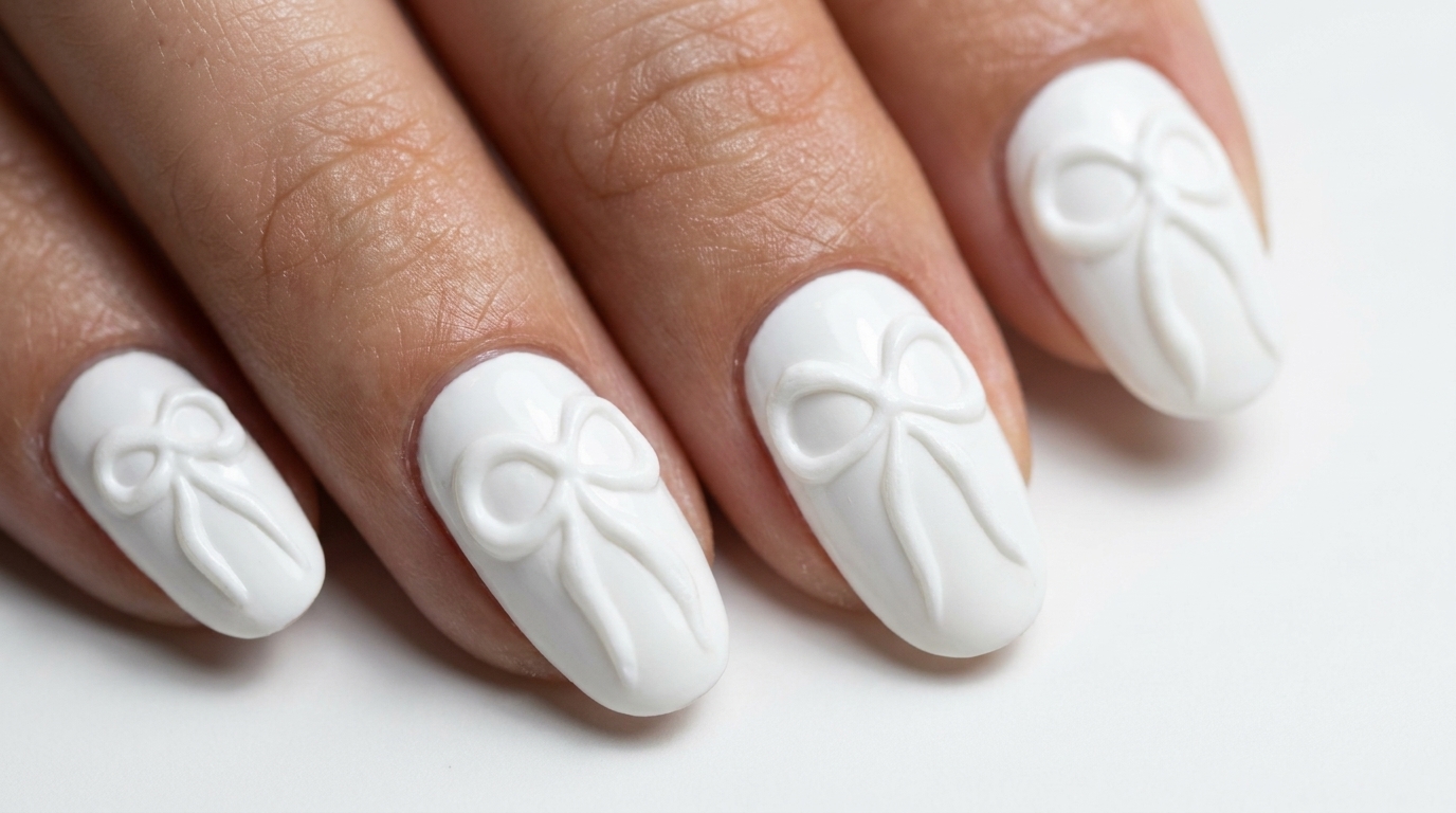 Eleganckie zdobienie 3D: Kokardki z żelu — poradnik krok po kroku