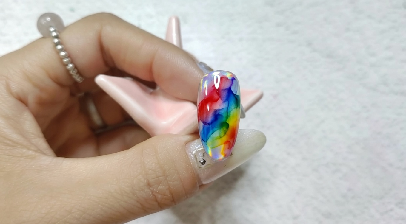 Kolorowy Gradient Aurora Chrome — Profesjonalny Poradnik Nail Art