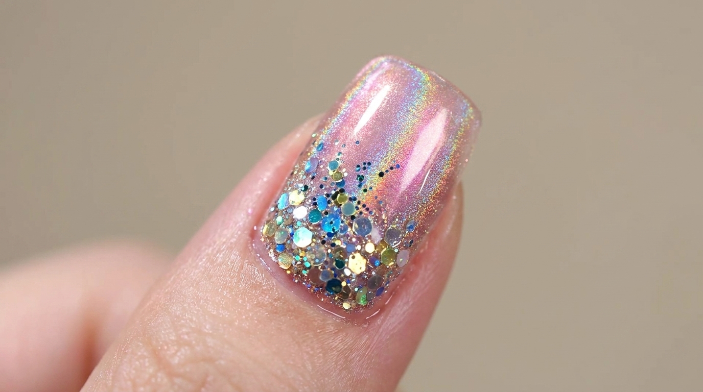 Różowe Paznokcie Aurora Cat Eye — Tutorial Krok po Kroku