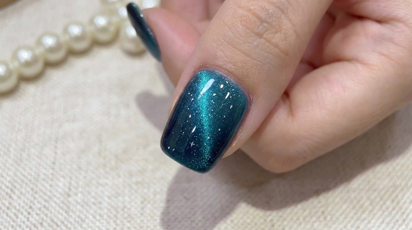 Gwiezdne Paznokcie Galaxy Cat-Eye Ombre — Poradnik Krok po Kroku