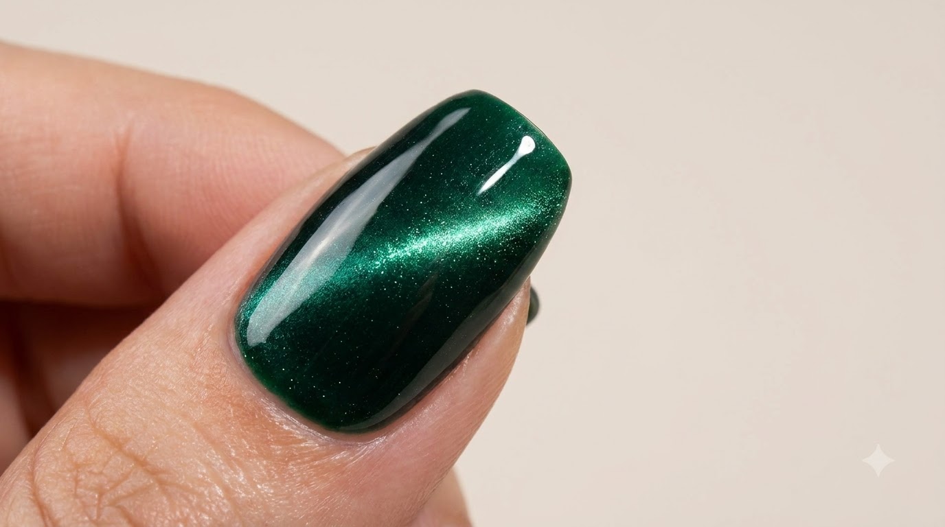 Głęboki Szmaragdowy Cat Eye — Poradnik Krok po Kroku